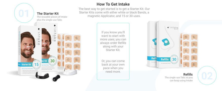 Breathing Nasal Strip Starter Kit - Boost Oxygen Intake, Reduce Snoring, Improve Sleep Quality - Sweat Resistant, Skin Safe Nasal Strips - Extra Strength Snoring Solution - Sccoti