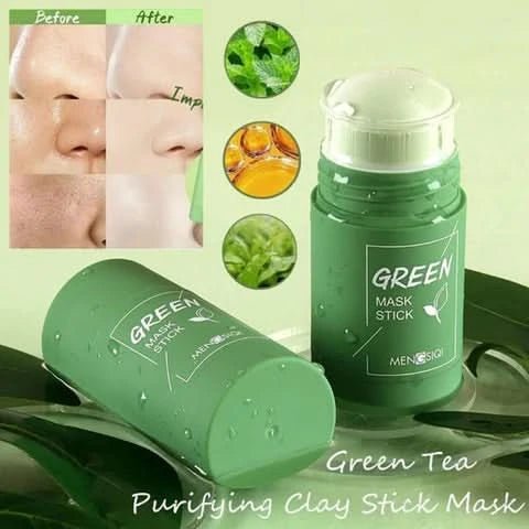 Anti - Blackhead Green Tea Miracle Stick - Removes Blackheads from Face and Nose - Sccoti