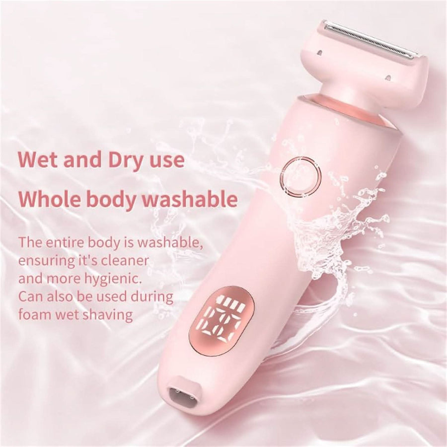 2 in 1 Livora Electric Shaver, Silkglide Pro, Bikini Trimmer for 𝐏𝐮𝐛𝐢𝐜 𝐇𝐚𝐢𝐫, Wet & Dry, Ipx7 Waterproof, Blade Replaceable, Epilator 𝐏𝐚𝐢𝐧𝐥𝐞𝐬𝐬 - Sccoti