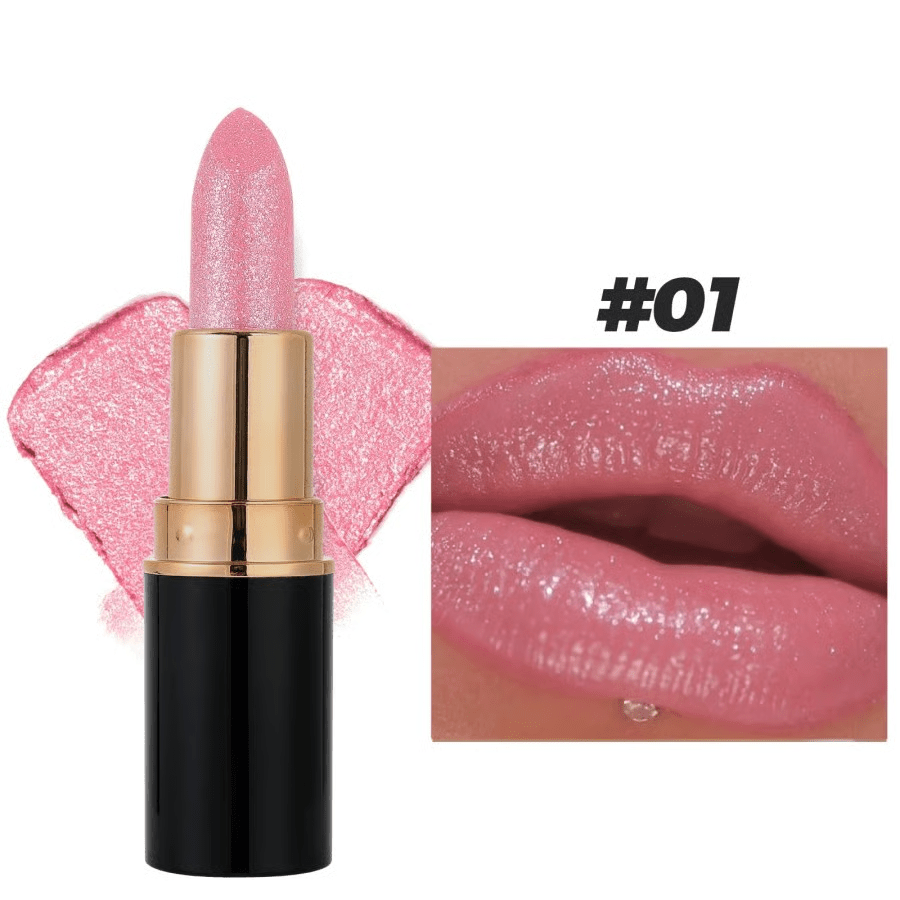 Diamond Lip Gloss Glitter Waterproof Lipstick - Sccoti