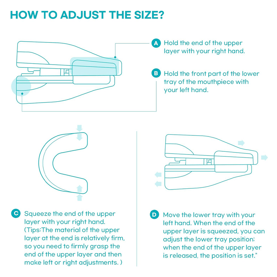 Flexible and adaptable anti - snoring and sleep apnea orthosis - Sccoti