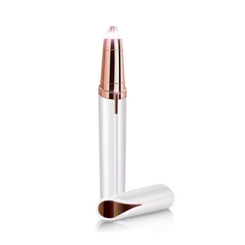 Portable Eyebrow Electric Hair Remover for Women with Led Light, Painless & Safe Eyebrow Epilator - Sccoti