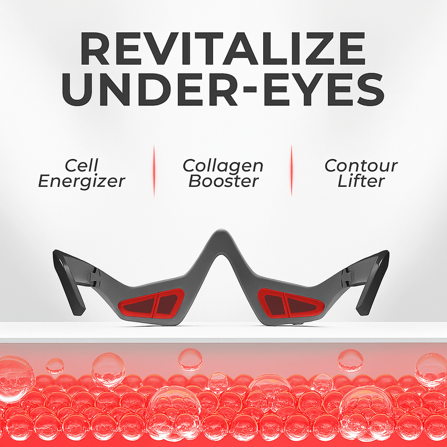 Under - Eye Red Light Therapy Glasses - Sccoti